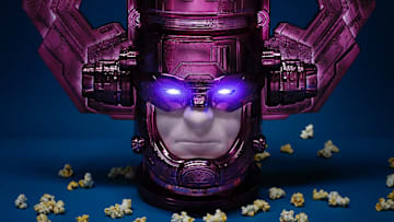 You‘re looking at the biggest popcorn bucket made commercially available.