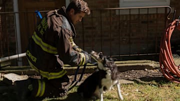 CHICAGO FIRE -- "Quicksand" Episode 13008 -- Pictured: Jake Lockett as Sam Carver
