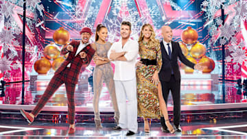 AMERICA'S GOT TALENT -- Season: 11 -- America's Got Talent Holiday Spectacular -- Pictured: (l-r) Nick Cannon, Mel B, Simon Cowell, Heidi Klum, Howie Mandel -- (Photo by: Chris Haston/NBC)