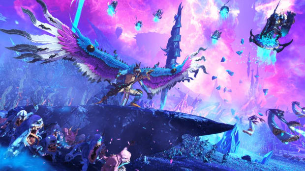 Total War: Warhammer 3 screenshot of the Realm of Tzeentch.