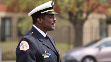 CHICAGO FIRE -- "A White Knuckle Panic" Episode 915 -- Pictured: Eamonn Walker as Wallace Boden -- (Photo by: Adrian S. Burrows Sr./NBC)