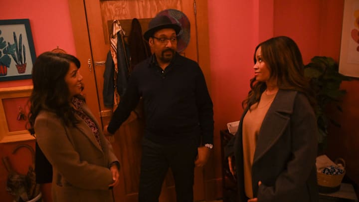 THE IRRATIONAL -- "Reciprocity" Episode 111 -- Pictured: (l-r) Karen David as Rose Dinshaw, Jesse L. Martin as Alec Mercer, Maahra Hill as Marisa -- (Photo by: Sergei Bachlakov/NBC)