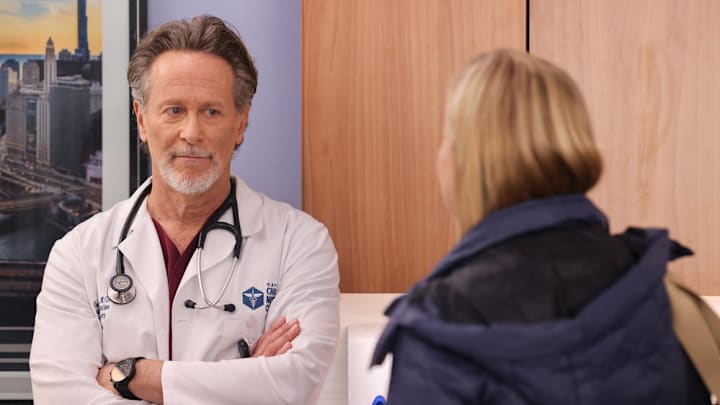 CHICAGO MED -- "Baby Mine..." Episode 1021 -- Pictured: Steven Weber as Dr. Dean Archer -- (Photo by: George Burns Jr/NBC)