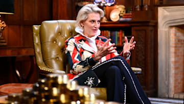 THE TRAITORS -- "Let Battle Commence" Episode 301 -- Pictured: Dorinda Medley -- (Photo by: Euan Cherry/Peacock)