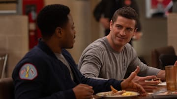 CHICAGO FIRE -- "Permanent Damage" Episode 13019 -- Pictured: Jake Lockett as Sam Carver -- (Photo by: Peter Gordon/NBC)