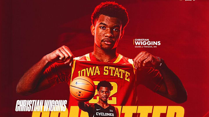 Christian Wiggins committed to Iowa State on Saturday. He is a top player in the Class of 2026. Christian Wiggins committed to Iowa State on Saturday. He is a top player in the Class of 2026.