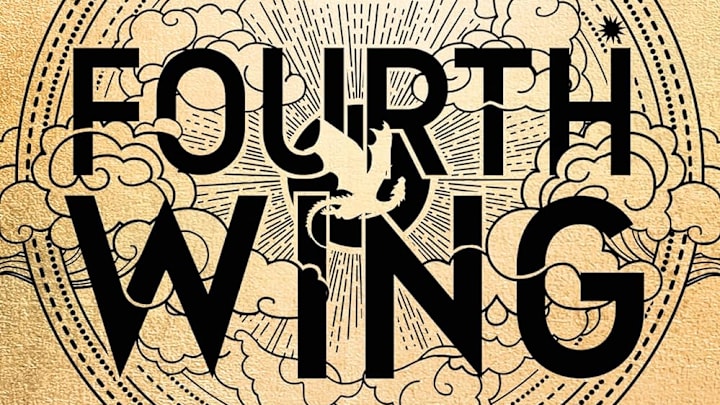 Fourth Wing by Rebecca Yarros book cover. Credit: Katie Marie Seniors