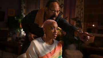 THE IRRATIONAL -- "Dead Woman Walking" Episode 102 -- Pictured: (l-r) Jessie L. Martin as Alec, Travina Springer as Kylie -- (Photo by: Sergei Bachlakov/NBC)