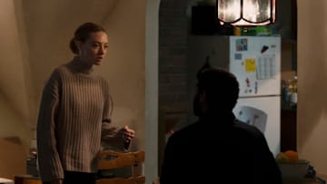 LONG BRIGHT RIVER -- "Mother Wolf" Episode 103 -- Pictured: (l-r) Amanda Seyfried as Mickey, Nicholas Pinnock as Truman