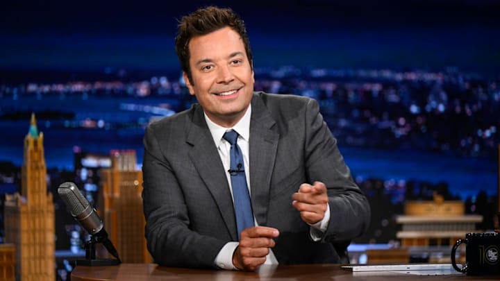 THE TONIGHT SHOW STARRING JIMMY FALLON -- Episode 2172 -- Pictured: Host Jimmy Fallon during promos on Monday, August 11, 2025 