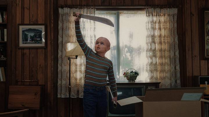 Callum Vinson as Jason Voorhees in Crystal Lake