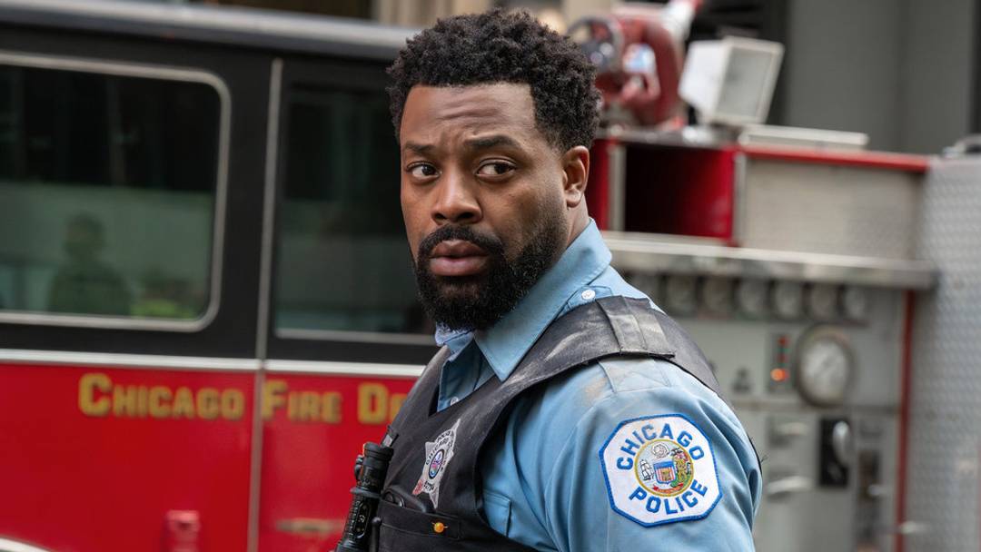 CHICAGO P.D. -- "Miami" Episode 1305 -- Pictured: LaRoyce Hawkins as Officer Kevin Atwater