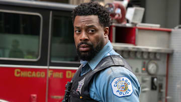 CHICAGO P.D. -- "Miami" Episode 1305 -- Pictured: LaRoyce Hawkins as Officer Kevin Atwater 