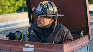CHICAGO P.D.- "Infection Part III" Episode 707 -- Pictured: Joe Minoso as Joe Cruz -- (Photo by: Matt DinersteinNBC)
