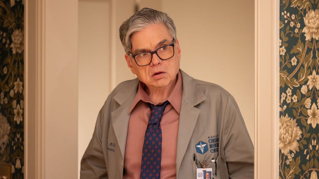 CHICAGO MED -- "The Book of Charles" Episode 1115 -- Pictured: Oliver Platt as Dr. Daniel Charles 