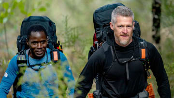 RACE TO SURVIVE: NEW ZEALAND -- "Water and Ice" Episode 201 -- Pictured: (l-r) Coree Woltering, Daniel "Jeff" Watterson -- (Photo by: Daniel Allen/USA Network)