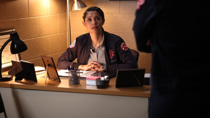 CHICAGO FIRE -- "Red Flag" Episode 12007 -- Pictured: Miranda Rae Mayo as Stella Kidd -- (Photo by: Adrian S Burrows Sr/NBC)