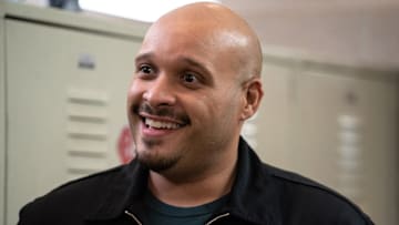 CHICAGO FIRE -- "What Went Wrong" Episode 806 -- Pictured: Joe Minoso as Joe Cruz -- (Photo by: Sandy Morris/NBC)