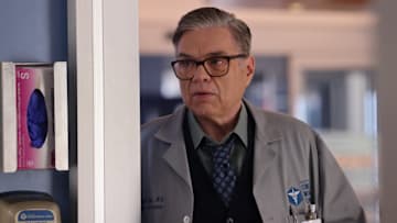 CHICAGO MED -- "Poster Child" Episode 1016 -- Pictured: Oliver Platt as Dr. Daniel Charles -- (Photo by: George Burns Jr/NBC)