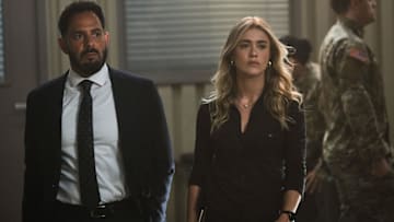 THE HUNTING PARTY -- "Lowe" Episode 103 -- Pictured: (l-r) Patrick Sabongui as Jacob Hassani, Melissa Roxburgh as Rebecca "Bex" Henderson -- (Photo by: David Astorga/NBC)