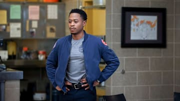 CHICAGO FIRE -- "Inside Man" Episode 12011 -- Pictured: (l-r) Daniel Kyri as Ritter -- (Photo by: Adrian Burrows/NBC)