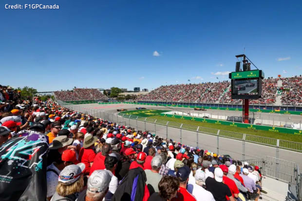 Canadian GP Lance Stroll Grandstand