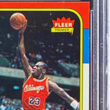 1986 Fleer Michael Jordan PSA 9