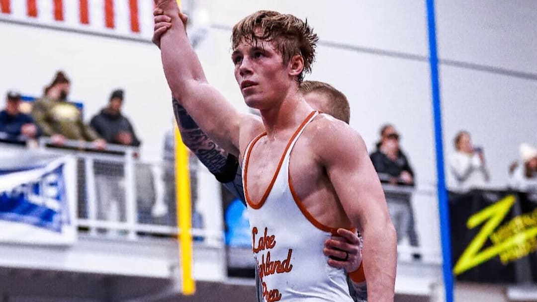 Charlie Desena was one of three Spartan RTC wrestlers to win titles at the 2026 U20 PNL Freestyle championships.