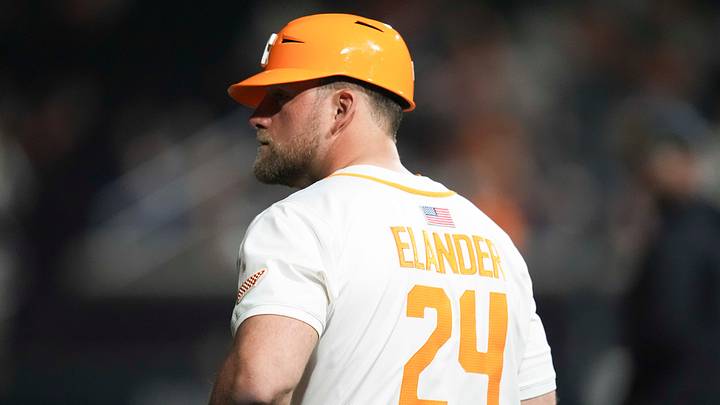 Tennessee coach Josh Elander during a baseball game between Tennessee and Missouri in Lindsey Nelson Stadium in Knoxville, Tennessee, March 20, 2026.