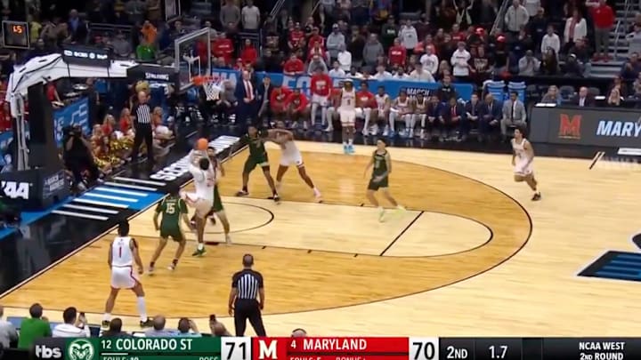 Derik Queen became a Maryland legend on Sunday. Derik Queen became a Maryland legend on Sunday.