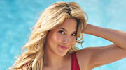 Eileen Gu was photographed by Ben Horton at The Boca Raton. Swimsuit by Norma Kamali. 