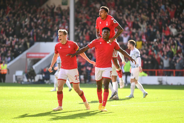 Taiwo Awoniyi, Jesse Lingard, Ryan Yates