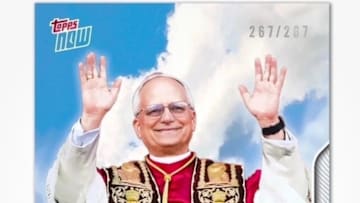 2025 Topps Now POPE LEO XIV Possible WHITE SMOKE PARALLEL #/267 