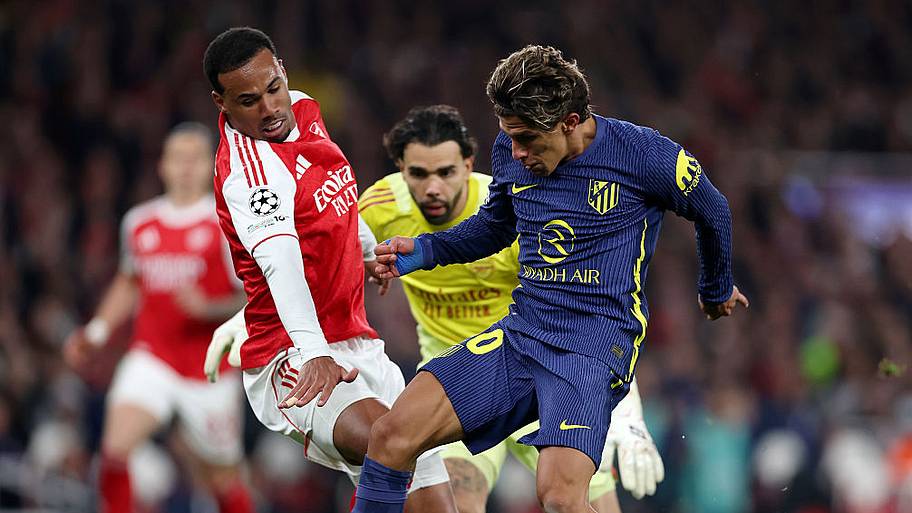 Gabriel made a stellar play to disrupt Giuliano Simeone at the perfect time. 