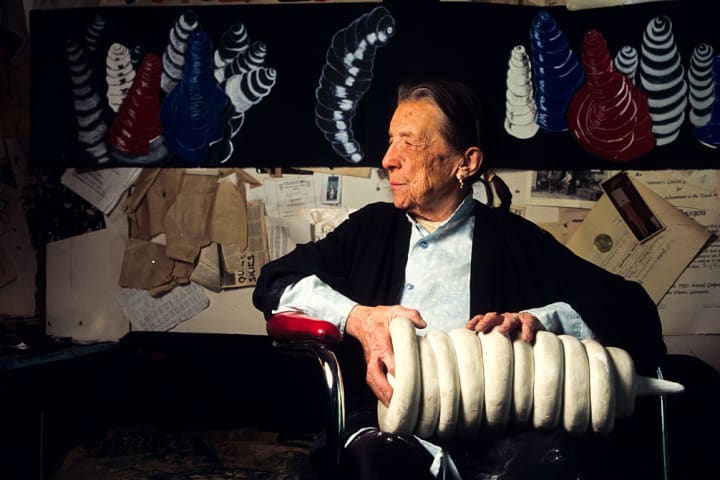 USA - Portraiture - French Sculptor Louise Bourgeois