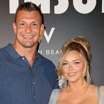 Rob Gronkowski and Camille Kostek