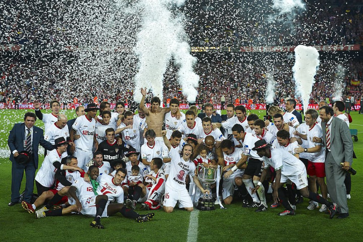 Atletico Madrid Sevilla Copa do Rei 2009/10.