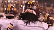 Ashton Rowden during a game with New Boston High School