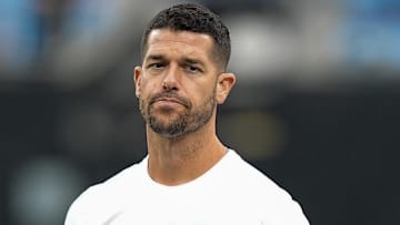 Carolina Panthers head coach Dave Canales