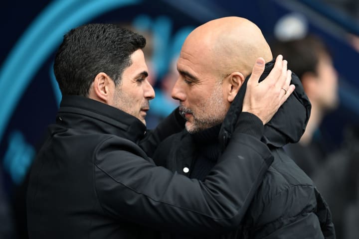 Mikel Arteta, Pep Guardiola