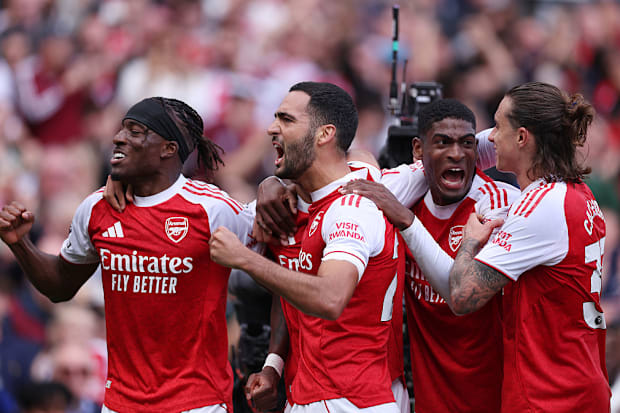 นักเตะอาร์เซนอลฉลองประตูเอาชนะน็อตติ้งแฮม ฟอเรสต์