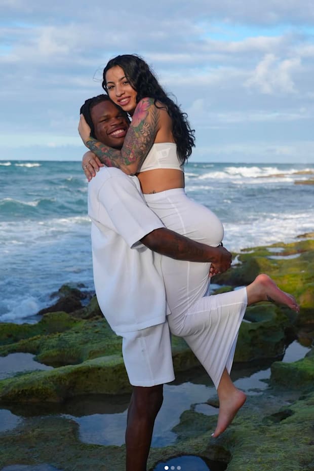 Travis Hunter and Leanna Lenee.