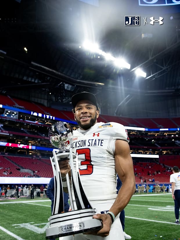 Jackson State defensive back Robert McDaniel.