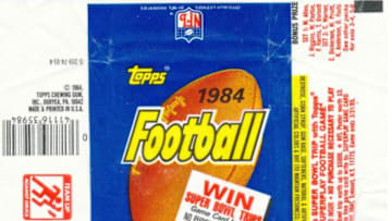 1984 Topps Football Wax Wrapper
