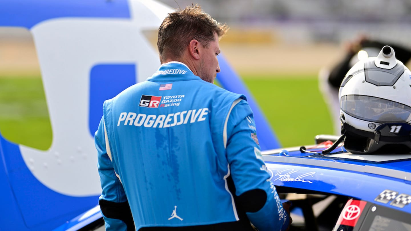 Denny Hamlin Frustrated By Blown Engine in Cup Practice at Chicago