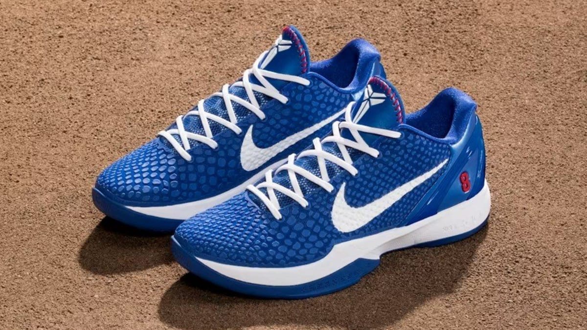 シューズ(男性用) Nike Kobe 6 Protro Dodgers/Game  Nike Kobe 6 Protro Dodgers Game Royal CW2190-400 RARE JAPAN