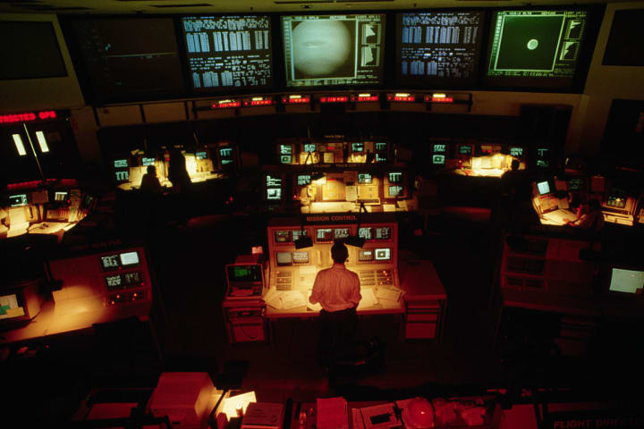 Voyager 2 Mission Control Room