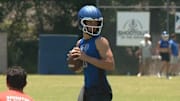 New Conway quarterback Grayson Wilson isn't worried about Arkansas' in-state recruiting. 