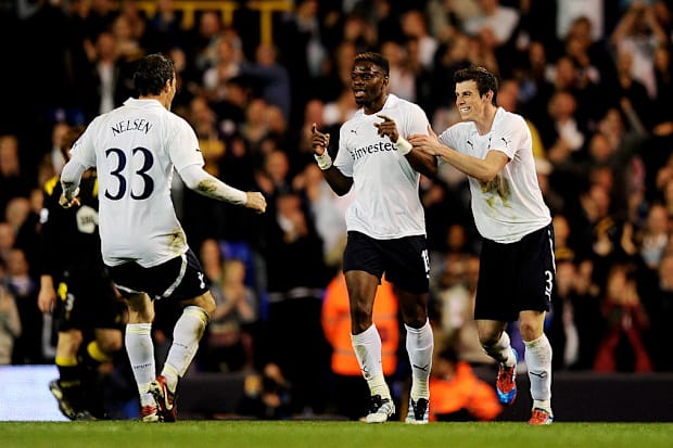 Ryan Nelson, Louis Saha, Gareth Bale Ryan Nelson, Louis Saha, Gareth Bale