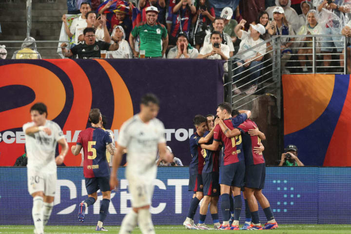 FBL-FRIENDLY-REAL MADRID-BARCELONA
